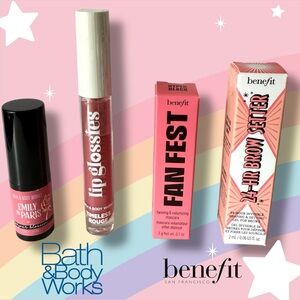Bath & Body Works Emily in Paris BONJOUR BLOSSOM + Lip Glossies TIMELESS ROUGE